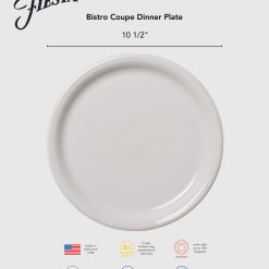 Alternative view of Fiesta Dinnerware - Lavender Bistro Coupe 10 1/2 Inch Dinner Plate