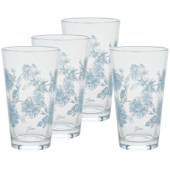Fiesta Dinnerware - Botanical Floral 16 oz. Cooler Glass - Set of 4