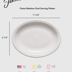 Alternative view of Fiesta Dinnerware - Foundry 11 5/8 Inch Medium Oval Serving Platter