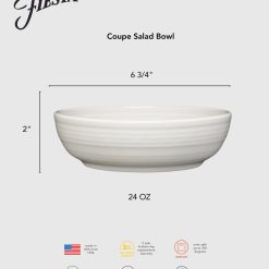 Alternative view of Fiesta Dinnerware - Coupe 6 3/4 Inch Salad Bowl 24 OZ Foundry