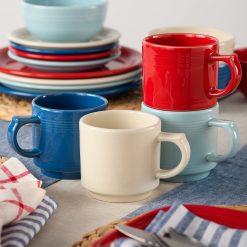 Alternative view of Fiesta Dinnerware - Mixed Americana 16 OZ Set of 4 Stackable Mug Set
