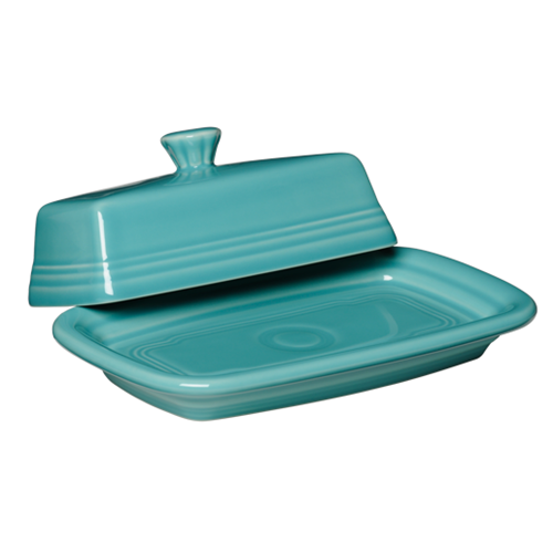Fiesta Dinnerware - Extra Large Covered Butter Dish 8 1/8 Inch x 5 1/8 Inch - Image 5