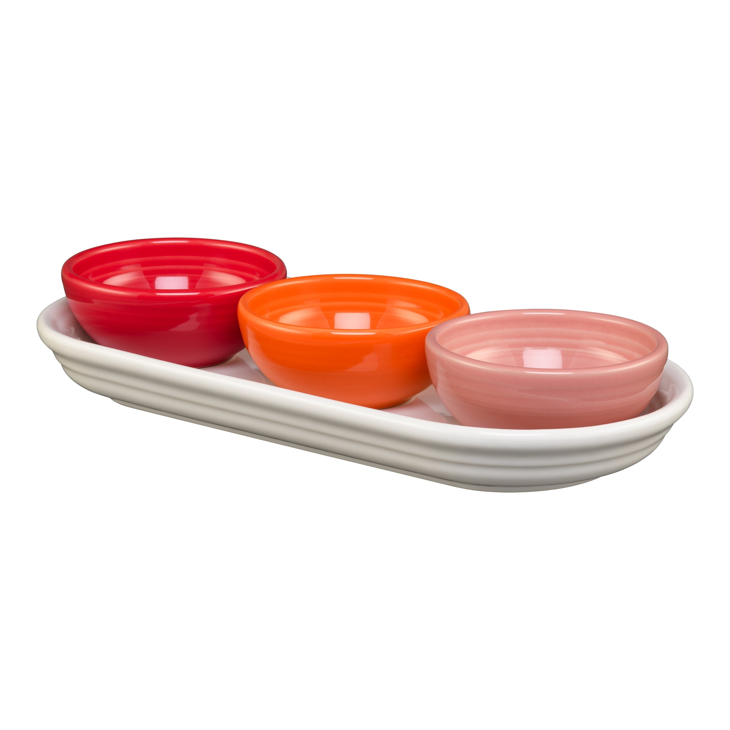 Fiesta Dinnerware - Sunset Horizon Mixed Colors 4-Piece Condiment Set
