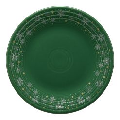 Fiesta Dinnerware - Jade Snowflake Classic Rim 9 Inch Luncheon Plate