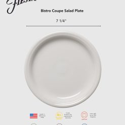 Alternative view of Fiesta Dinnerware - Lavender Bistro Coupe 7 1/4 Inch Salad Plate
