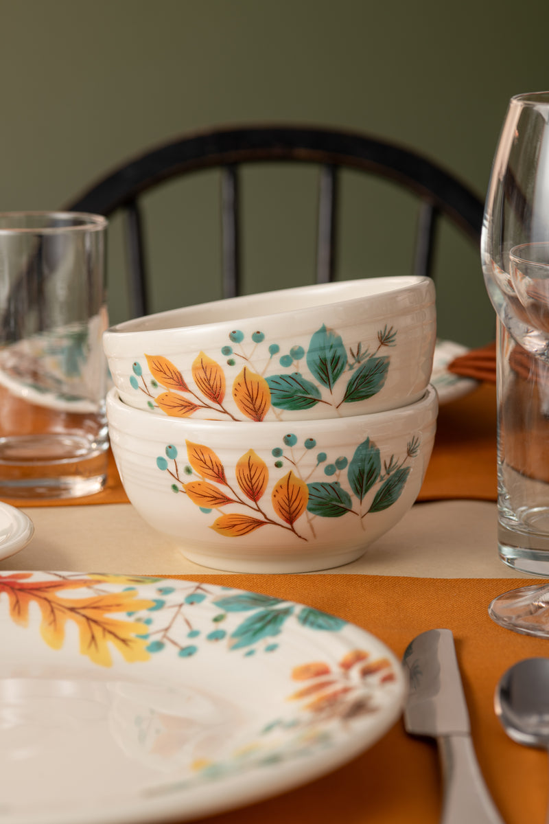 Fiesta Dinnerware - Autumn Fields Bistro Coupe 5 1/2 Inch Cereal Bowl 22 OZ - Image 2