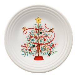 Fiesta Dinnerware - Holly Berry Christmas Tree Classic Rim 9 Inch Luncheon Plate
