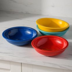 Alternative view of Fiesta Dinnerware - Mixed Vibrant Classic Rim 8 3/8-Inch 34OZ Pasta Bowls, Set of 4