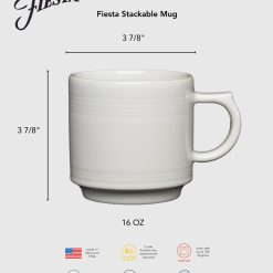 Alternative view of Fiesta Dinnerware - Sunset Horizon 16 OZ Set of 4 Mixed Stackable Mug Set