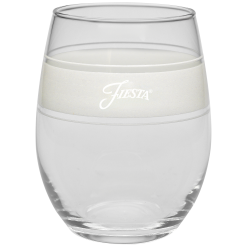 Alternative view of Fiesta Dinnerware - Linen 15 oz. Frame Stemless Glass, Set of 4