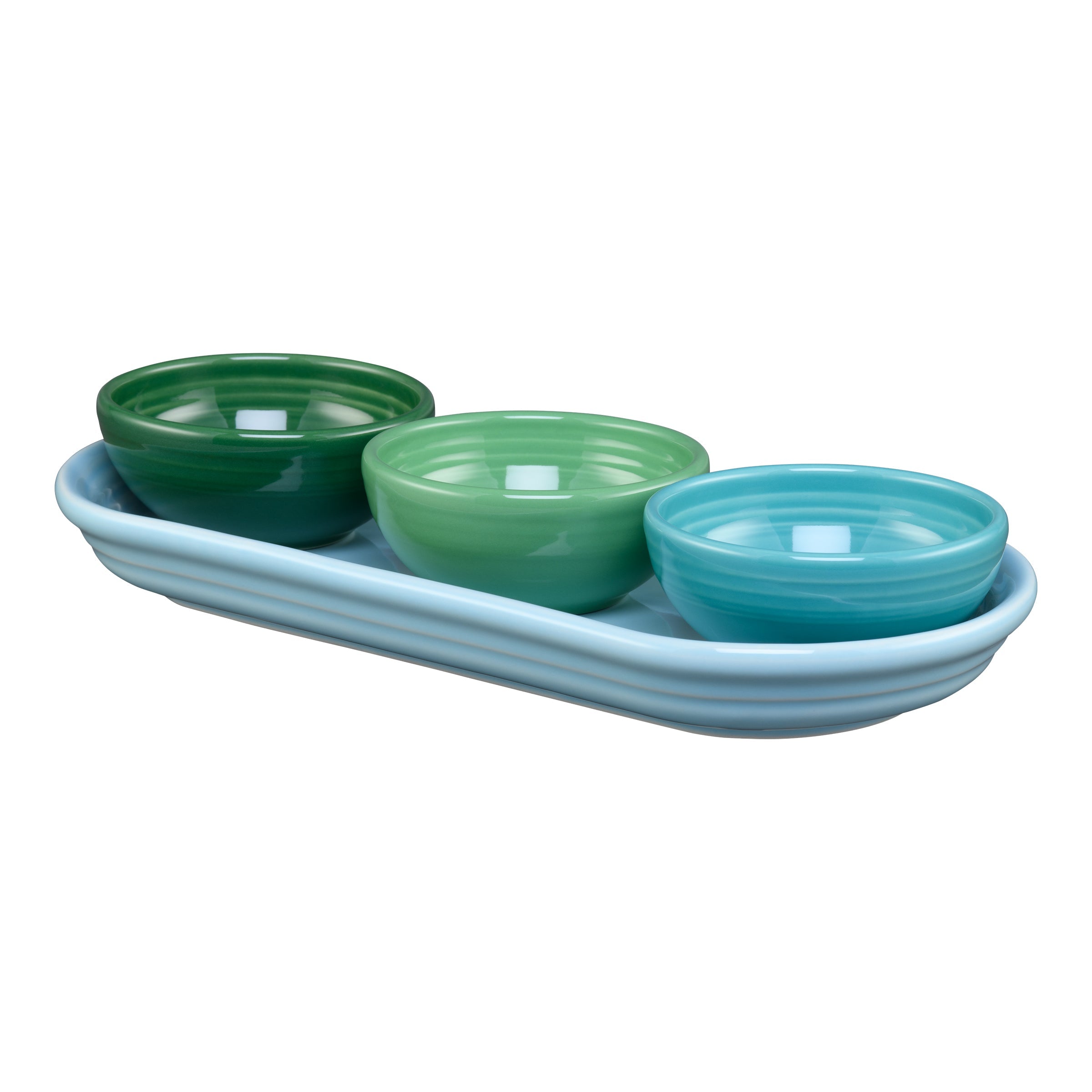 Fiesta Dinnerware - Aegean Mixed Colors 4-Piece Condiment Set