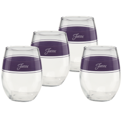 Fiesta Dinnerware - Lavender 15 oz. Frame Stemless Glass, Set of 4