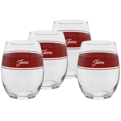 Fiesta Dinnerware - 15 oz. Fiesta® Frame Stemless Wine Scarlet, Set of 4