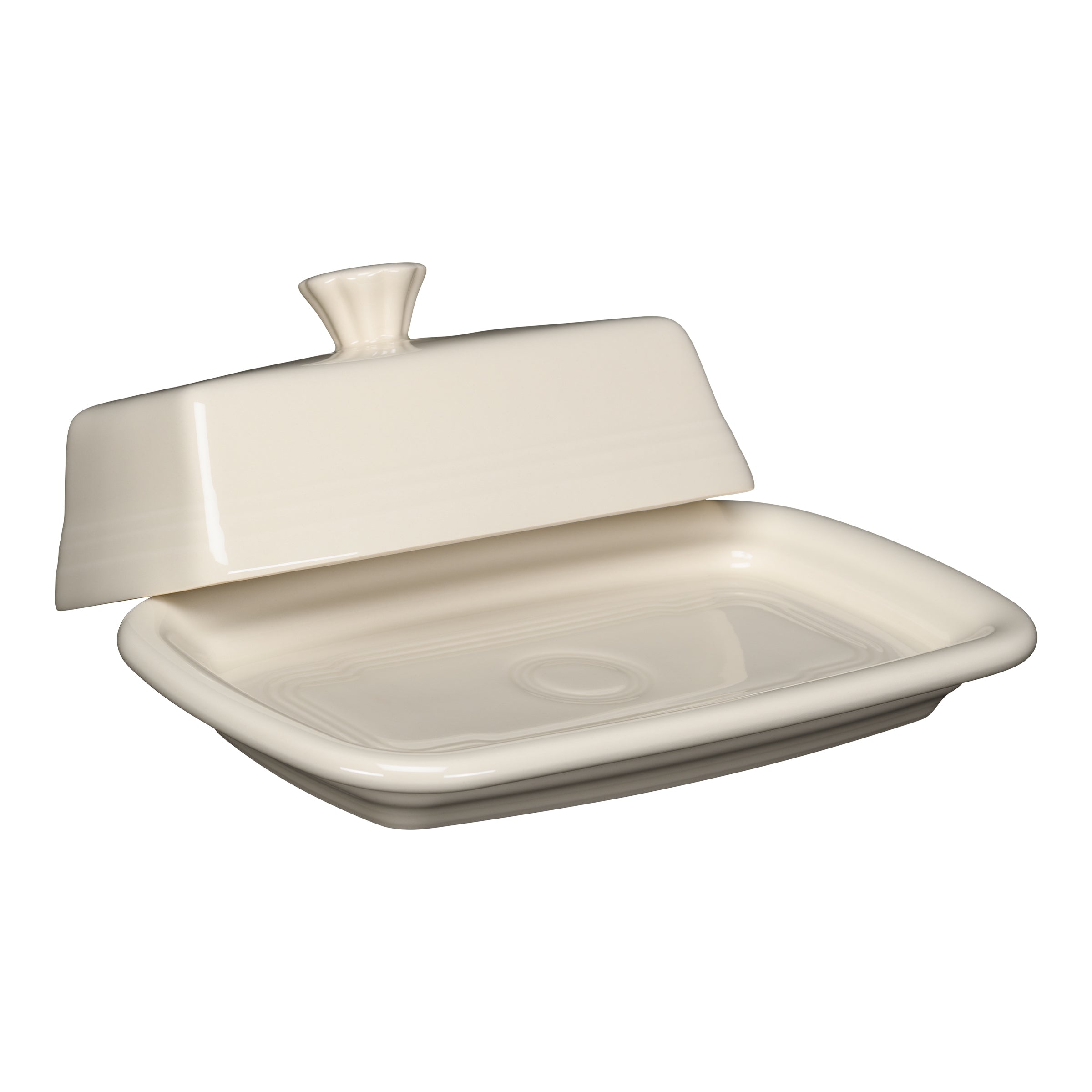 Fiesta Dinnerware - Extra Large Covered Butter Dish 8 1/8 Inch x 5 1/8 Inch - Image 6