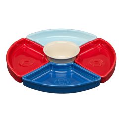 Fiesta Dinnerware - Americana 5-Piece Mixed Colors Entertaining Set 8 1/5 Inch