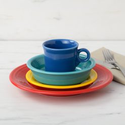 Alternative view of Fiesta Dinnerware - Classic Rim 4-Piece Place Setting, Service for 1