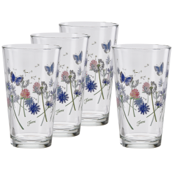 Fiesta Dinnerware - Breezy Floral 16 oz. Cooler Glass - Set of 4