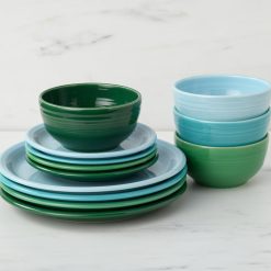 Alternative view of Fiesta Dinnerware - Mixed Aegean Bistro Coupe 12-Piece Dinnerware Set, Service for 4